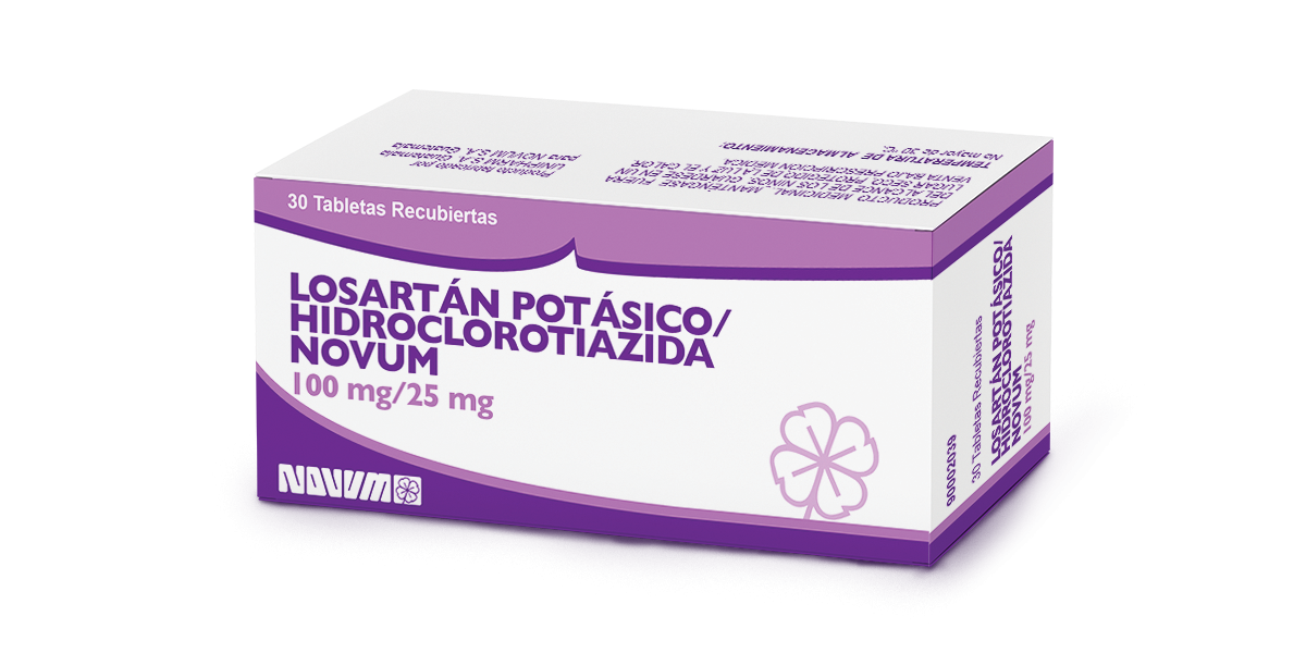 LOSARTAN/HIDROCLOROTIAZIDA NOVUM® TABLETAS RECUBIERTAS - Luminova ...